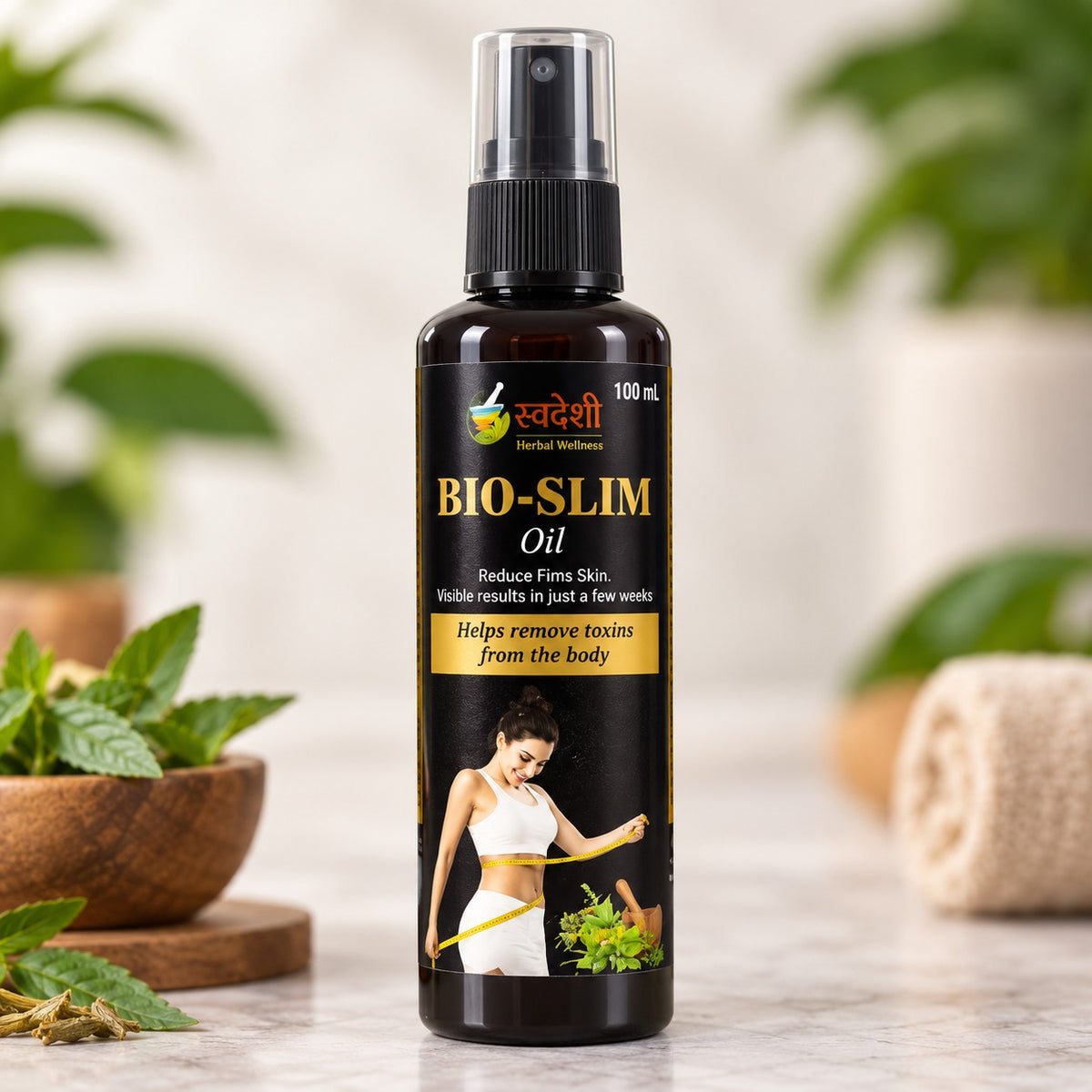 Swadeshi Bio-Slim Herbal Oil - 100 ml