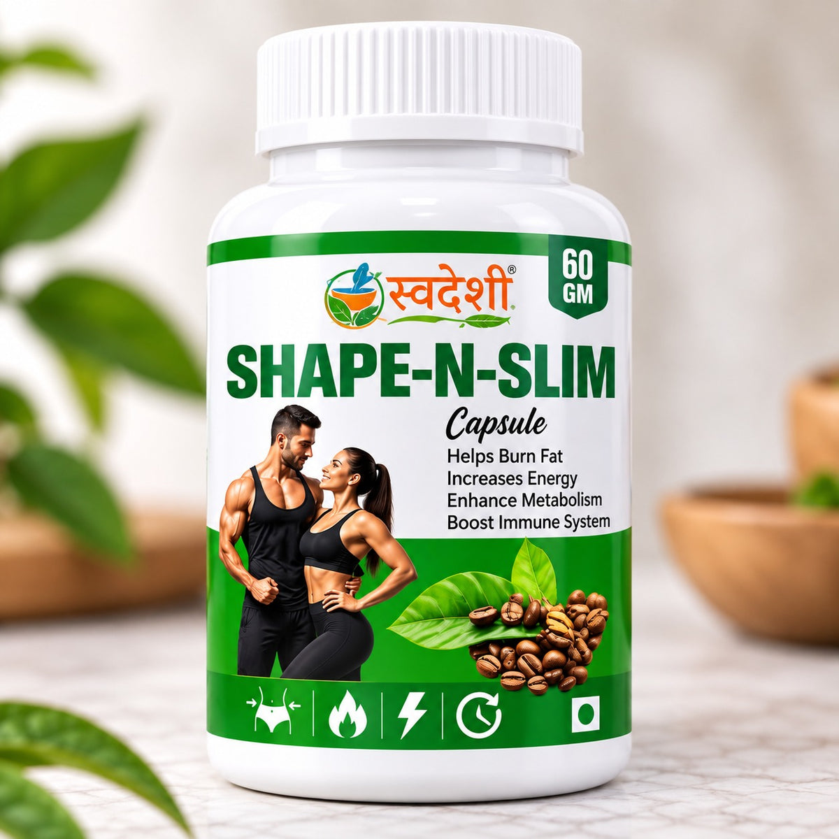 Swadeshi Shape-N-Slim Capsule - 60 GM